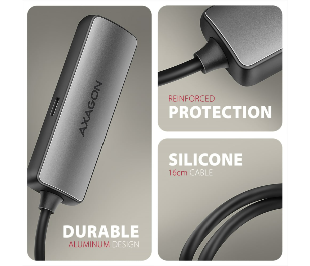 Axagon RVC-HI8KPD USB-C - HDMI 2.1 adapter, 8K/60Hz, PD 100W - 1485472 - zdjęcie 2
